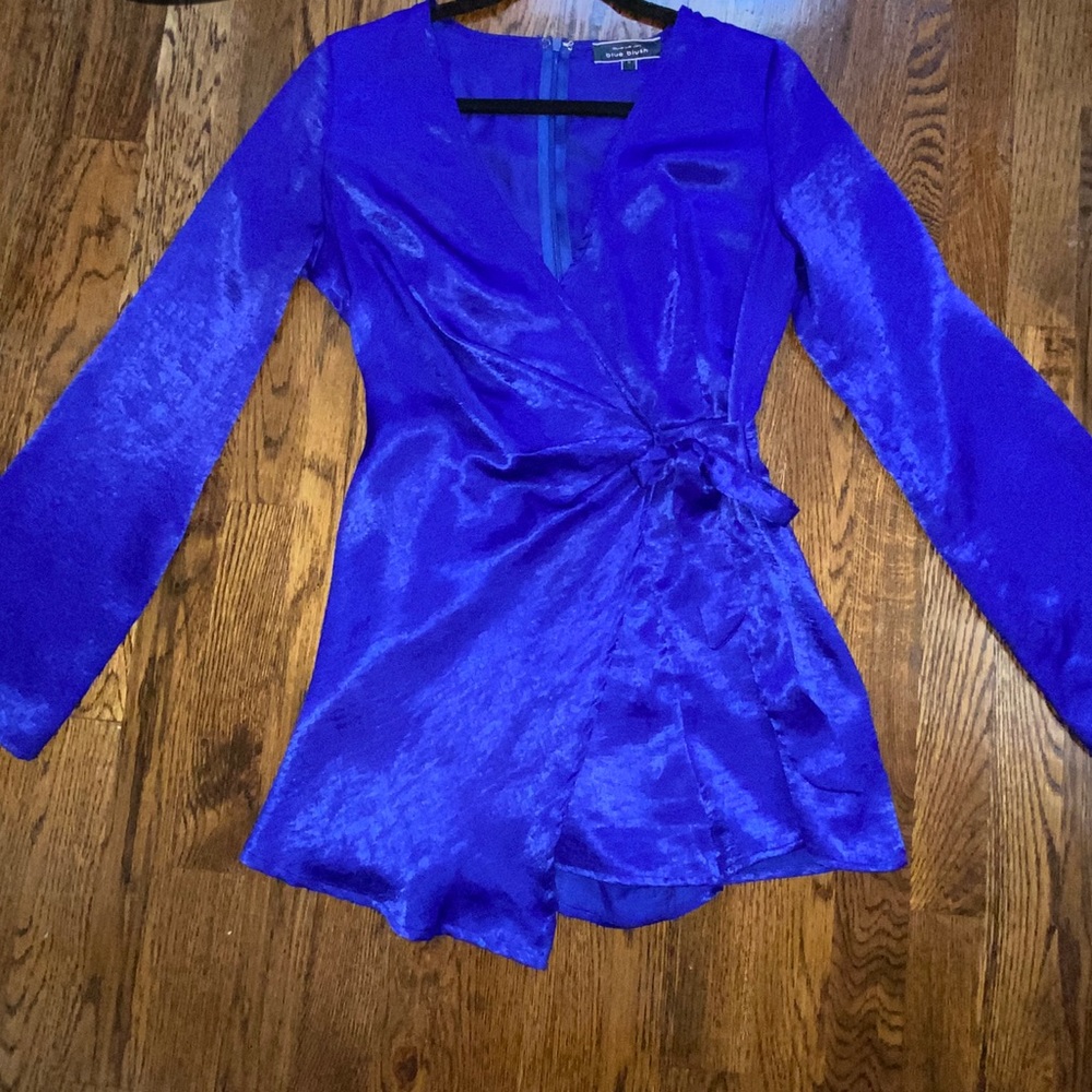 Royal blue romper